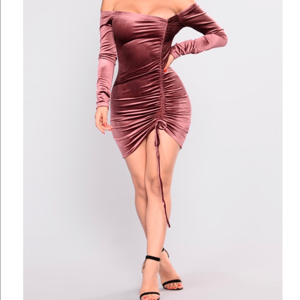 Year of the dragon velvet dress